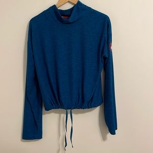Canada Weather Gear blue oversized  long sleeve top